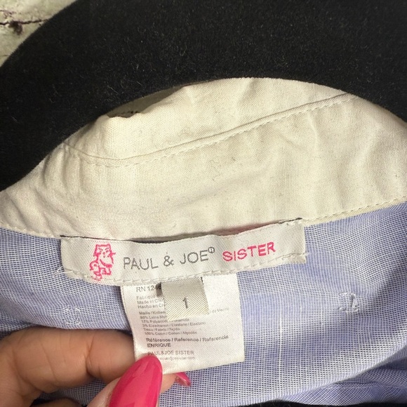 Paul & Joe Sister button down shirt cardigan size small 1 - Picture 4 of 7